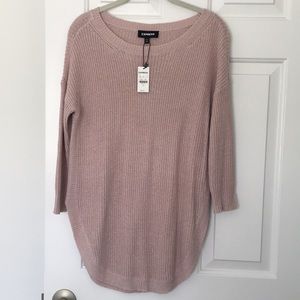 Express Circle Hem Tunic Sweater